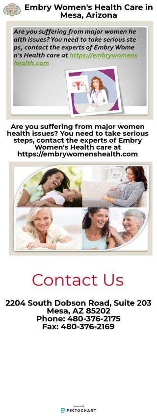 Embry Women's Health Care in Mesa, Arizona