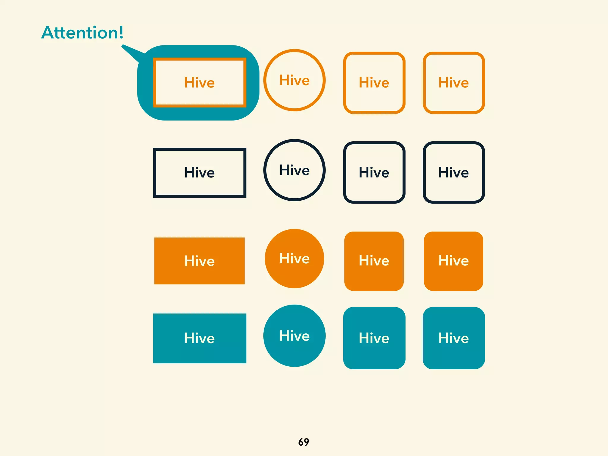 Attention!
Hive Hive Hive Hive
Hive Hive Hive Hive
Hive Hive Hive Hive
Hive Hive Hive Hive
69
 