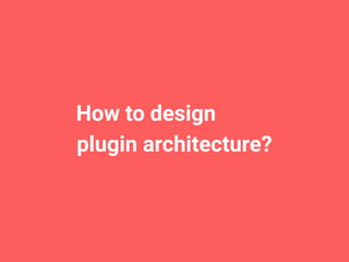 Plugin-based software design with Ruby and RubyGems | PDF