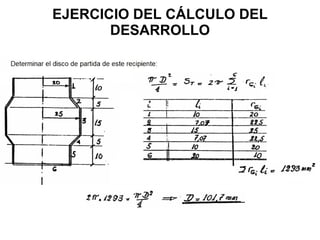 EJERCICIO DEL CÁLCULO DEL DESARROLLO 