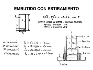 EMBUTIDO CON ESTIRAMIENTO 