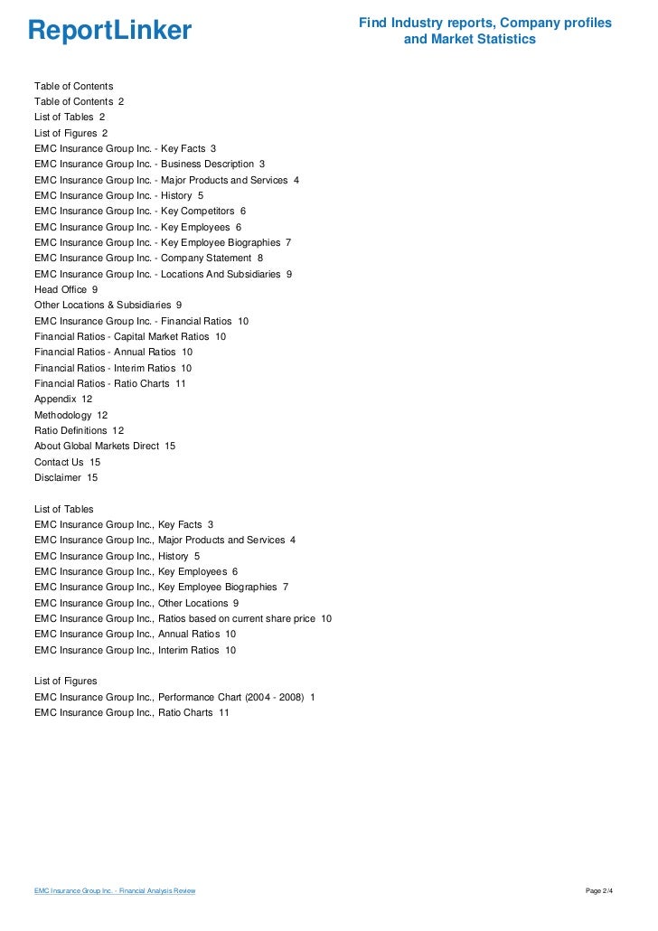 EMC Insurance Group Inc. Financial Analysis Review