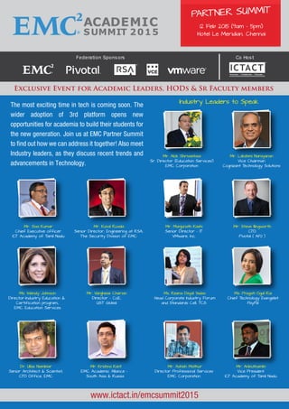 EMC Academic Summit 2015