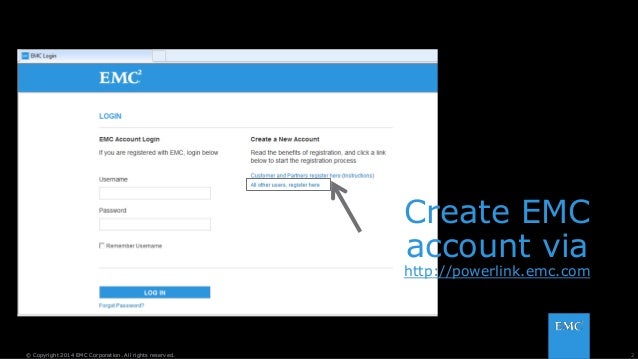 creating a powerlink id emc powerlink