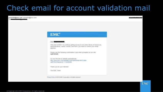creating a powerlink id emc powerlink
