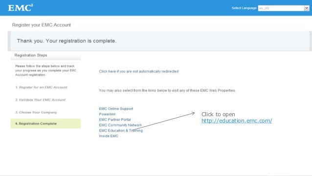 creating a powerlink id emc powerlink