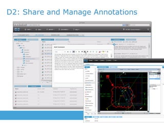 16
D2: Share and Manage Annotations
In Context Comments
 