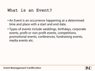 Emc lecture 1 what is event management | PPT