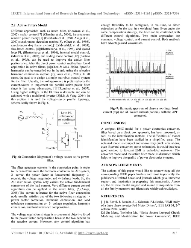 Emc model for modern power electronic systems for harmonics, losses ...
