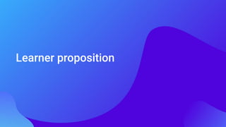 Learner proposition
 