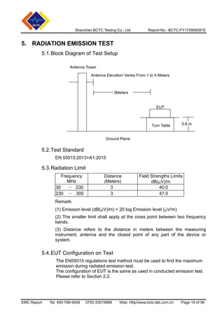 CE/EMC TEST REPORT | PDF