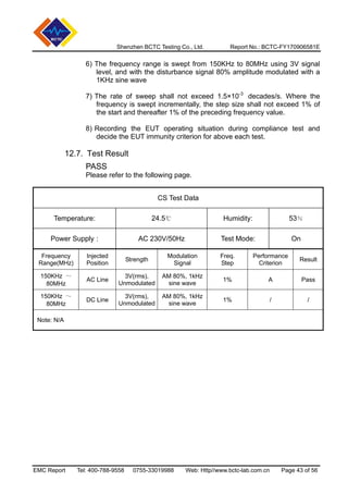 CE/EMC TEST REPORT | PDF