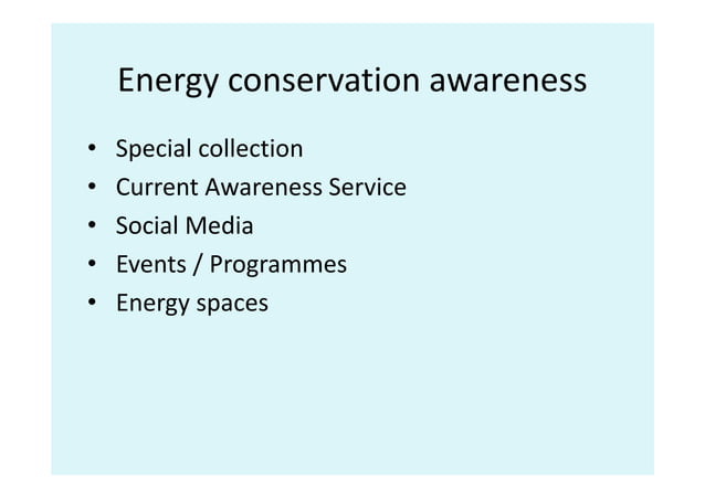 Energy Conservation Ideas For Librarians PPT energy-conservation-ideas-for-librarians-ppt