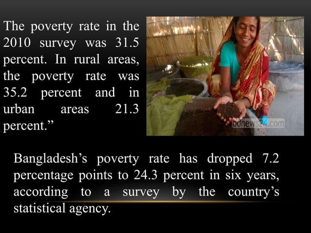 Incidence of poverty in Bangladesh | PPT
