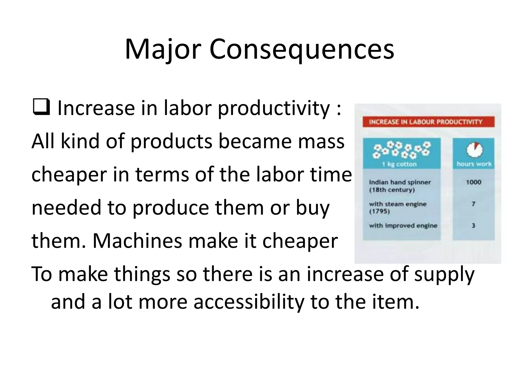 Machine Consequence Consequences of industrial revolution | PPTX