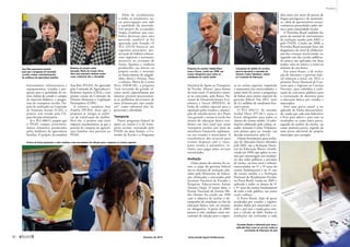 80 
fevereiro de 2013 www.senado.leg.br/emdiscussao
Propostas
81
­funcionários; infraestrutura e
equipamentos; estudos e pes-
quisas para a qualidade de en-
sino; bolsas de estudo e compra
de material didático; e progra-
mas de transporte escolar. De-
pois de analisado na Comissão
de Assuntos Sociais (CAS), o
projeto será votado pela CE,
para decisão terminativa.
Já o PLS 680/11 propõe que
o PNAE compre prioritaria-
mente alimentos produzidos
pelas mulheres da agricultura
familiar. O projeto, da senadora
Ana Rita (PT-ES), foi aprovado
pela Comissão de Agricultura e
Reforma Agrária (CRA) e está
pronto exame da Comissão de
Direitos Humanos e Legislação
Participativa (CDH).
A relatora, senadora Ana
Amélia (PP-RS), disse que a
proposta se integra às políti-
cas de valorização da mulher.
Para ela, o projeto não trará
impacto orçamentário, já que a
parcela de compras da agricul-
tura familiar está prevista no
PNAE.
Além do atendimento
a todos os estudantes, ou-
tra preocupação tem sido
a qualidade da merenda.
Um projeto do ex-senador
Sérgio Zambiasi que esta-
belece diretrizes para uma
merenda saudável já foi
aprovado pelo Senado. O
PLS 225/10 baseia-se nos
seguintes princípios: pre-
servação de hábitos alimen-
tares regionais e nacionais;
incentivo ao consumo de
frutas, legumes e verduras
produzidas em hortas na
própria escola; e restrição
ao fornecimento de salgadi-
nhos, doces e frituras. Para
a relatora, Maria do Carmo
Alves (DEM-SE), a proposta
“está revestida de grande al-
cance social, especialmente por
intentar prevenir precocemen-
te os problemas decorrentes de
uma alimentação não saudá-
vel”, como colesterol alto, hi-
pertensão e obesidade.
Transporte
Outro programa federal de
apoio ao ensino é o de trans-
porte escolar, executado pelo
FNDE em duas frentes: o Ca-
minho da Escola e o Programa
Nacional de Apoio ao ­Transporte
do Escolar (Pnate), para alunos
da zona rural. O primeiro consis-
te na concessão, pelo Banco Na-
cional de Desenvolvimento Eco-
nômico e Social (BNDES), de
linha de crédito especial para a
aquisição pelos estados e municí-
pios de veículos novos. Já o Pnate
visa garantir o acesso à escola dos
alunos da educação básica resi-
dentes em área rural que usam
transporte escolar, por meio de
assistência financeira suplemen-
tar aos estados e municípios. A
transferência dos recursos para
custear despesas com o trans-
porte escolar é automática, in-
clusive para pagar pelos serviços
terceirizados.
Avaliação
Outra ponta do sistema de en-
sino a cargo do governo federal
são os sistemas de avaliação ado-
tados pelo Ministério da Educa-
ção, delineados e executados pelo
Instituto Nacional de Estudos e
Pesquisas Educacionais Anísio
Teixeira (Inep). O maior deles, o
Exame Nacional do Ensino Mé-
dio (Enem) foi criado em 1998
com o objetivo de avaliar o de-
sempenho do estudante ao fim da
educação básica, sem, no entanto,
ser obrigatório. A partir de 2009,
passou a valer também como me-
canismo de seleção para o ingres-
so no ensino superior, respeitada
a autonomia das universidades, e
como meio de acesso a programas
de bolsas para ensino superior do
governo federal. Em 2012, mais
de 4,1 milhões de estudantes fize-
ram a prova.
O PLS 696/11, do senador
Anibal Diniz (PT-AC), torna o
Enem obrigatório para todos os
alunos do ensino médio. O subs-
titutivo elaborado pelo relator, se-
nador Antonio Carlos Valadares,
está pronto para ser votado, em
decisão terminativa, pela CE.
Outras ferramentas para avalia-
ção da educação básica adotadas
pelo MEC são a Avaliação Nacio-
nal da Educação Básica (Aneb),
criada em 1990, que aplica os exa-
mes por amostragem aos estudan-
tes das redes públicas e privadas
de ensino, na área rural e urbana,
matriculados no 5º e 9º anos do
ensino fundamental e no 3º ano
do ensino médio; e a Avaliação
Nacional do Rendimento Escolar,
ou Prova Brasil, criada em 2005 e
aplicada a todos os alunos de 5º
e 9º anos do ensino fundamental
de toda a rede pública, nas zonas
rural e urbana.
A Prova Brasil, além de gerar
resultados por estados e regiões,
produz dados por município e es-
cola e, por isso, é usada para com-
por o cálculo do Ideb. Ambas as
avaliações são realizadas a cada
dois anos, por meio de provas de
língua portuguesa e de matemáti-
ca, além de questionários socioe-
conômicos preenchidos pelos alu-
nos e pela comunidade escolar.
A Provinha Brasil também faz
parte do arsenal de instrumentos
de avaliação usados pelo MEC e
pelo FNDE. Criada em 2008, a
Provinha Brasil pretende fazer um
diagnóstico do nível de alfabetiza-
ção das crianças matriculadas no
segundo ano das escolas públicas.
As provas são aplicadas em duas
etapas, uma no início e a outra ao
término do ano letivo.
Em outra frente, a de avalia-
ção de docentes, o governo fede-
ral começou a testar, em 2012, a
primeira Prova Nacional de Con-
curso para o Ingresso na Carreira
Docente, para subsidiar a reali-
zação de concursos públicos para
a contratação de docentes para
a educação básica por estados e
­municípios.
Será uma prova anual, a ser
aplicada de forma descentraliza-
da, sendo que cada ente federativo
é livre para aderir e para usar os
resultados: se como única prova,
seguida da análise de títulos, ou
como primeira prova, seguida de
uma prova adicional do próprio
município, por exemplo.
Ana Rita apresentou projeto
para que o programa de merenda
escolar compre, prioritariamente,
de mulheres da agricultura familiar
Proposta do senador Anibal Diniz
torna o Enem, criado em 1998, um
exame obrigatório para todos os
estudantes do ensino médio
Relatora do projeto sobre
merenda, Maria do Carmo Alves
disse que proposta combate males
como colesterol alto e obesidade
A proposta de Anibal (E) recebeu
parecer favorável e emendas de
Antonio Carlos Valadares, relator
na Comissão de Educação
Provas do Enem passaram a valer também como mecanismo de seleção para o ingresso no ensino superior
Provinha Brasil é elaborada pelo Inep e
aplicada duas vezes ao ano por todas as
secretarias de Educação do país
GeraldoMagela/AgênciaSenado
JANEARAÚJO/agênciasenado
WilsonDias/ABr
GeraldoMagela/AgênciaSenado
JoséCruz/AgênciaSenado
FerdinandoRamos/SMCS
 