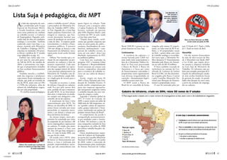 Cadastro de infratores, criado em 2004, reúne 210 nomes de 17 estados
O Pará segue sendo o estado com o maior número de empregadores na lista, assim como o de trabalhadores resgatados
1
10
5
15
2
21
19
20
5
6
10
1
4
2
8
21
60
A Lista Suja é atualizada semestralmente
A inclusão do nome do infrator ocorre após decisão administrativa
do MTE, da qual cabe recurso também administrativo
Podem ser excluídos os nomes daqueles que, ao longo de dois anos,
não reincidirem e corrigirem os problemas encontrados pelos fiscais
Em geral, os infratores permanecem na lista porque:
• não quitam as multas impostas
• reincidem na exploração do trabalho escravo
.
Fonte: MinistériodoTrabalhoeEmprego
Total por região:
Norte: 84
Nordeste: 47
Centro-Oeste: 54
Sudeste: 7
Sul: 18
Total: 210 infratores
Rural (SNCR) a pessoas ou em-
presas inscritas na Lista Suja.
Contrassenso
A existência do cadastro e a
norma baixada pelo CMN tor-
nam ainda mais surpreendente o
fato de o Ministério Público Fe-
deral no Pará estar processando
o Banco do Brasil, o Banco da
Amazônia e o Incra por conta
de financiamentos concedidos a
proprietários rurais supostamente
com diversas irregularidades no
currículo – desmatamento ilegal e
trabalho escravo entre elas.
O MPF acusa o Banco do
Brasil de ter concedido de forma
irregular pelo menos 55 emprés-
timos, no valor total de R$ 8 mi-
lhões, a 18 propriedades rurais
no Pará – quatro delas com casos
de trabalho análogo à escravidão.
Em outra ação, o Ministério Pú-
blico denuncia 37 financiamentos
liberados pelo Banco da Amazô-
nia no valor de R$ 18 milhões.
O Incra também é acusado de
ineficiência na emissão do Cer-
tificado de Cadastro de Imóvel
Rural (CCIR), um dos documen-
tos exigidos pelo Banco Central
e pelo Conselho Monetário Na-
cional para liberação de financia-
mentos a propriedades rurais.
O caso foi noticiado pelos jor-
nais O Estado de S. Paulo e Folha
de S. Paulo no início de abril.
Maranhão
Um dos maiores fornecedores
de mão de obra escrava do Bra-
sil, o Maranhão tem desde 2007
a Lei 8.566, que impõe diver-
sas sanções a empresas incluídas
na Lista Suja do Ministério do
Trabalho. Os infratores não po-
dem, por exemplo, participar de li-
citações da administração estadu-
al, nem receber benefícios fiscais
do governo do estado. As penali-
dades têm duração de cinco anos,
a partir da inclusão do emprega-
dor no cadastro.
Ao lado das operações de cam-
po coordenadas pelo Grupo
Especial de Fiscalização Móvel,
o Estado brasileiro conta com
outra arma poderosa no combate
ao trabalho escravo: o Cadastro
de Empregadores flagrados utili-
zando mão de obra em condições
análogas à escravidão. Também
conhecido como Lista Suja, o ca-
dastro, mantido pelo Ministério
do Trabalho e Emprego (MTE),
relaciona no momento 210 pesso-
as físicas e jurídicas de 17 estados
(veja infográfico na pág. 41).
Embora não tenha sido cria-
do por uma lei, mas pela porta-
ria 540 do MTE, de outubro de
2004, o instrumento visa impe-
dir que os proprietários incluídos
na lista recebam financiamentos
­públicos.
Também mancha a credibili-
dade das empresas e produtores
cujos nomes ficam estampados na
relação, que pode ser acessada no
site do MTE, junto com os CPFs
e CNPJs dos infratores, além do
número de trabalhadores resgata-
dos em cada propriedade.
“É a melhor sanção ­pedagógica
contra o trabalho escravo”, afirma
a procuradora do Ministério Pú-
blico do Trabalho (MPT) Débo-
ra Tito. Segundo ela, a Lista Suja
impõe prejuízos financeiros e de
imagem às empresas, que bus-
cavam justamente baratear seus
custos de produção ao escravizar
a mão de obra. “A empresa perde
investimentos e o direito a finan-
ciamentos públicos. A portaria
540 não obriga os bancos a não
financiarem [os infratores], mas a
repercussão social acaba fazendo
efeito”.
Débora Tito ressalta que a in-
clusão de um empresário ou pro-
prietário no cadastro é feita de
maneira responsável. Cada auto
de infração expedido nas opera-
ções das equipes móveis dá início
a um processo administrativo no
Ministério do Trabalho com di-
reito a contraditório, ampla defe-
sa e duplo grau de recurso para o
empregador.
Vencidos os recursos, o nome
do infrator é lançado no cadastro,
onde fica por pelo menos dois
anos, período em que é monitora-
do pelo MTE. Se ao final desses
dois anos, o empresário ou produ-
tor cumprir suas obrigações e não
reincidir, ele sai do cadastro.
A atualização da lista é feita
semestralmente pelo MTE. Na
última, em dezembro de 2010, 14
nomes foram retirados por terem
preenchido os requisitos neces-
sários e um deixou a relação por
força de liminar da Justiça.
Ao mesmo tempo, outro pro-
prietário foi reincluído por conta
da suspensão de sua liminar e 88
novos empregadores ingressaram
no cadastro. O estado com maior
número de nomes é o Pará, com
60. Dos 210 que hoje integram a
lista, 22 estão lá desde 2004, ano
em que ela foi criada.
De acordo com o MTE, além
de barrar os financiamentos pú-
blicos, a lista é utilizada por
grandes empreendedores nacio-
nais, que não comercializam com
quem figura na relação. Tudo
começou com a pesquisa sobre
a Cadeia Produtiva do Trabalho
Escravo, realizada em parceria
pela ONG Repórter Brasil e pelo
escritório da OIT no país, tendo
a Lista Suja como base.
“Depois desse estudo, verifi-
camos que grandes empresas que
estão na outra ponta da cadeia –
varejistas, distribuidores de com-
bustíveis, multinacionais – com-
pravam do trabalho escravo, às
vezes até sem saber”, disse Luiz
Machado, representante da OIT,
na audiência pública.
Com base nos resultados da
pesquisa, OIT e Instituto Ethos
de Empresas e Responsabilidade
Social entraram em contato com
diversas companhias alertando
para a existência de trabalho es-
cravo em sua cadeia de abasteci-
mento.
Assim, surgiu em maio de
2005 o Pacto Nacional pela Erra-
dicação do Trabalho Escravo. O
acordo envolve compromissos por
parte das empresas signatárias,
que incorporam exigências contra
o trabalho forçado em seus con-
tratos de compra e venda.
Segundo o relatório global da
OIT O Custo da Coerção, de
2009, o pacto reunia em julho de
2008 mais de 180 integrantes, en-
tre “grandes cadeias de supermer-
cados, grupos industriais e finan-
ceiros, totalizando um quinto do
produto interno bruto do Brasil”.
O cumprimento do acordo é
acompanhado permanentemen-
te por entidades como o Institu-
to Ethos. Há inclusive o caso de
uma companhia excluída da lista
de signatários em julho de 2008
por utilizar trabalho forçado e de-
gradante.
Outro desdobramento impor-
tante do Cadastro de Empregado-
res partiu do Conselho Monetário
Nacional (CMN) que, em junho
de 2010, vedou a concessão de
financiamentos pelas instituições
do Sistema Nacional de Crédito
Lista Suja é pedagógica, diz MPT
Débora Tito ressalta que a inclusão de
pessoa ou empresa na Lista Suja é feita
de modo responsável
Luiz Machado, da
OIT: pessoas e
empresas compram,
sem saber, daqueles
que exploram o
trabalho escravo
Marca do Pacto Nacional: em 2008,
acordo reunia um quinto do PIB
J.Freitas
Ádria de Souza/Pref.Olinda
40 
Ações de combate
maio de 2011 www.senado.gov.br/emdiscussao
Ações de combate

41
« SUMÁRIO
 