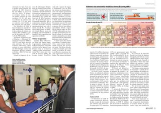 conclusão do Ipea é de que 
as perdas anuais relativas aos 
acidentes de 2002 foram de 
R$ 5,3 bilhões (a preços de 
abril de 2003). A pesqui-sa 
estimou, ainda, os cus-tos 
médios unitários de cada 
incidente: R$ 3,3 mil, para 
os acidentes de trânsito sem 
vítimas; R$ 17,5 mil, para 
os acidentes com feridos; e 
R$ 144,5 mil, para cada morte. 
Em dezembro de 2006, o 
Ipea divulgou seu segundo es-tudo, 
mensurando o custo anu-al 
dos acidentes de trânsito nas 
rodovias: R$ 22 bilhões, a pre-ços 
de dezembro de 2005 — 
1,2% do PIB ­brasileiro. 
A pesquisa, em parceria com 
o Denatran e a Associação Na-cional 
de Transportes Públicos 
(ANTP), usou dados dos dois 
anos anteriores. No caso dos 
acidentes rodoviários, o Ipea 
estimou os custos individuais 
em R$ 1.040 por vítima sem 
ferimentos, R$ 36,3 mil para 
os feridos e R$ 270,1 mil por 
­vítima 
fatal. 
Graças aos registros do sis-tema 
de informações hospita-lares 
do Sistema Único de Saú-de 
(SUS), é possível saber com 
considerável precisão o número 
de mortos por acidentes de trân-sito 
e, mais especificamente, de 
motocicletas. Já as vítimas não 
fatais são de difícil mensura-ção. 
“A subnotificação aqui é 
certamente gigantesca, mas se 
aceitarmos os números oficiais 
de feridos internados, teremos 
aproximadamente para cada 1 
morto, cerca de 20 a 25 motoci-clistas 
sobreviventes no Brasil”, 
diz Eduardo Biavati, mestre em 
Sociologia pela Universidade de 
Brasília (UnB) e especialista em 
segurança no trânsito. 
Vítimas incapacitadas 
Quantos desses sobreviven-tes 
ficam com alguma seque-la 
gravemente incapacitante? 
O Brasil tampouco tem dados 
confiáveis neste quesito, mas 
Biavati citou as estimativas 
“sólidas e aceitas internacional-mente” 
dos Centros para Con-trole 
de Doenças (CDC) dos 
Estados Unidos. “Nos EUA, 
com todo o aparato de resgate 
e atendimento, cerca de 30% 
das vítimas do trânsito sobrevi-vem 
com sequelas gravemente 
incapacitantes, principalmente 
lesões cerebrais e medulares”, 
informa o professor. Se trans-portarmos 
esta proporção para 
o Brasil, seriam pelo menos 80 
mil motociclistas incapacitados 
fisicamente por ano. Por mais 
assustador que o número pos-sa 
parecer, ele está bem dentro 
da realidade. Afinal, o seguro 
DPvat relata ter pago, em 2011, 
239.738 indenizações por inca-pacidade 
permanente para víti-mas 
do trânsito. Se um em cada 
morto é motociclista, isso daria 
pelo menos 60 mil indenizações 
para quem estava de moto. 
“A maior parte das vítimas 
de acidentes e violências sobre-vive 
a esses eventos, deman-dando 
atenção dos serviços 
de saúde. Na última década, 
a título de exemplo, para cada 
morto em acidente de trânsi-to 
no Brasil, as estatísticas ofi-ciais 
registraram cerca de 13 
feridos. Em números absolutos, 
Acidentes com motocicletas desafiam o sistema de saúde pública 
Atendimentos a vítimas pelas equipes de resgate nas ruas mais que dobraram nos últimos dez anos, 
enquanto a ocupação de leitos nas UTIs por vítimas das motos já representa 40% do total 
70% dos acidentes com 
motocicletas geram vítimas que 
requerem serviços de resgate e 
atendimento médico-hospitalar 
Em dez anos, os atendimentos 
feitos pelos bombeiros a vítimas 
de acidentes com motocicletas 
em São Paulo cresceram 148,6% 
2001 
2010 
7.271 atendimentos 
Realidade Brasileira 
18.081 atendimentos 
De cada 10 leitos de uma UTI 6 são de vítimas do trânsito Destas, 4 são motociclistas 
Fonte: Mortos e Feridos Sobre Duas Rodas: estudo sobre a acidentalidade e o motociclista em São Paulo, de Heloísa Martins e Eduardo Biavati e Associação Brasileira de Medicina do Tráfego (Abramet) 
mais de 3,3 milhões de pessoas 
sobreviveram aos acidentes de 
trânsito, requerendo, em maior 
ou menor grau, assistência mé-dico- 
hospitalar”, complementa 
Luiz Guilherme Nadal Nunes, 
estatístico do Centro Nacio-nal 
de Controle de Qualidade 
da Rede Sarah de Hospitais de 
Reabilitação, uma das maiores 
do mundo (1.639.451 de aten-dimentos 
a pacientes em 2010). 
Na Rede Sarah, informa 
Nunes, os acidentes de trânsito 
foram responsáveis por 760 in-ternações 
no primeiro semestre 
do ano passado (45,5% do to-tal 
por causas externas). Des-sas 
internações, 45,8% eram de 
motociclistas acidentados. Nes-te 
grupo, a maioria é do sexo 
masculino (87,9%), solteiros 
(66,1%), seguidos de casados 
(29,9%), com escolaridade até 
o ensino fundamental (43,4%) 
e moradores em área urbana 
(81%). 
Custo no SUS 
O Ministério da Saúde di-vulgou 
estatísticas mostran-do 
que o custo de internações 
por acidentes com motociclis-tas 
pagas pelo SUS aumentou 
113% em apenas quatro anos 
(2008—2011), passando de 
R$ 45 milhões para R$ 96 mi-lhões 
— ou metade das despe-sas 
com atendimento de aci-dentados 
no trânsito em geral. 
O crescimento acompanha o 
aumento das internações que 
passou de 39.480 para 77.113 
hospitalizados no período. 
“O Brasil está def initiva-mente 
vivendo uma epidemia 
de acidentes de trânsito e o au-mento 
dos atendimentos envol-vendo 
motociclistas é a prova 
disso. Estamos trabalhando 
para aperfeiçoar os serviços de 
urgência no SUS, mas é ine-gável 
que essa epidemia está 
pressionando a rede pública”, 
admitiu o ministro da Saúde, 
Alexandre Padilha, ao divulgar 
os dados. 
Os números do Ministério da 
Saúde são recebidos com cau-tela 
pelos especialistas ouvidos 
no Senado. Um levantamento 
do Departamento de Medici-na 
Ocupacional da Associação 
Brasileira de Medicina do Trá-fego 
(Abramet), por exemplo, 
estimou em US$ 98 milhões 
por ano o custo dos acidentes de 
motocicleta apenas na cidade de 
São Paulo. 
Na avaliação de Eduardo 
Biavati, esse total de despesas 
divulgado pelo SUS não é uma 
referência precisa acerca da gra-vidade 
da situação. Segundo o 
especialista, o baixo valor pode 
indicar, tão somente, o inade-quado 
padrão de atendimento 
que se pode oferecer ao cidadão. 
“Um longo e custoso processo 
de tratamento e cuidado de fra-turas 
complexas de membros in-feriores 
(sempre a área mais ma-chucada 
em motociclistas) que 
imobilizaria por meses um leito 
escasso na rede pública, pode ser 
drasticamente reduzido por uma 
amputação de uma ou das duas 
pernas do motociclista, a título 
de exemplo hipotético”, justifica. 
Para se ter uma noção mais 
firme sobre a longa duração de 
dependência e a incapacitação 
física resultante dos acidentes 
sobre duas rodas, acredita Bia-vati, 
outros dados são mais re-levantes 
do que aqueles divulga-dos 
pelo Ministério da Saúde. 
“Seria mais importante in-dicar 
o crescimento da despesa 
em um período determinado, 
os tempos médios de inter-nação, 
como uma medida da 
Vítima atendida em pronto- 
-socorro: Ipea estimou custo 
anual dos acidentes nas 
rodovias em R$ 22 bilhões 
Valter Campanato/ABr 
24  novembro de 2012 www.senado.leg.br/emdiscussao  25 
 