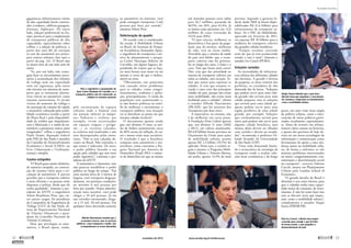 gigantescas infraestruturas viárias
de alta capacidade foram constru-
ídas (viadutos, edifícios-garagem,
freeways, highways). De outro
lado, solução preferencial na Eu-
ropa, partiu-se para a implantação
de transportes públicos de alta
capacidade, especialmente sobre
trilhos, e a adoção de políticas, a
partir dos anos 60, de restrição
ao uso do automóvel nos princi-
pais centros urbanos (leia mais a
partir da pág. 52). O Brasil não
se situou nem de um lado nem de
outro.
“Se, por um lado, não conse-
guiu fazer os investimentos neces-
sários à acomodação dos volumes
de tráfego nem em capacidade
nem em segurança, pelo outro
não investiu em sistemas de trans-
porte que se tornassem alterna-
tivas viáveis ao automóvel, como
sistemas metroviários. O círculo
vicioso do aumento do tráfego e
da saturação do trânsito foi rápido
e inexorável, reforçado pela estabi-
lidade econômica trazida a partir
do Plano Real e pela disponibili-
dade de crédito que impulsiona-
ram a fabricação e a venda de au-
tomóveis a patamares nunca antes
imaginados”, reflete o engenheiro
Paulo Simão, deputado federal
pelo PSD de São Paulo e membro
do Conselho de Desenvolvimento
Econômico e Social (CDES), no
livro Urbanização e Civilização:
avanços e desafios.
Gastos estúpidos
“O Brasil gasta muito dinheiro,
de maneira estúpida, na constru-
ção do sistema viário para a cir-
culação de automóveis. É preciso
perceber que o transporte coletivo
é mais eficiente e as pessoas estão
dispostas a utilizar, desde que ele
tenha qualidade”, lamenta o pre-
sidente da ANTP, o engenheiro
Ailton Brasiliense Pires, que, en-
tre outros cargos, foi presidente
da Companhia de Engenharia de
Tráfego (CET) de São Paulo, di-
retor do Departamento Nacional
de Trânsito (Denatran) e presi-
dente do Conselho Nacional de
­Trânsito (Contran).
Mais que privilegiar os auto-
móveis, o Brasil optou, ­ainda,
pela estruturação de espaços
­urbanos onde o homem está
em posição inferior às máqui-
nas. Pedestres e ciclistas, por
exemplo, vivem escorraçados
em espaços exíguos e perigo-
sos — as estreitas calçadas,
as ciclovias mal sinalizadas e não
raro desrespeitadas pelos moto-
ristas. “Não se tem calçadas de-
centes no Brasil. Pelo contrário, o
que temos é indecente. De novo,
o poder público fazendo a sua
opção pelo cidadão que tem mais
poder aquisitivo”, continua o pre-
sidente da ANTP.
A matemática é elementar, mas
não pareceu sensibilizar o poder
público ao longo do tempo. “Em
uma mesma faixa de 3 metros de
largura, você transporta desgraça-
damente, em péssimas condições,
no mínimo 6 mil pessoas por
hora por sentido. Numa adminis-
tração mais razoável, você pode
chegar a 10 mil pessoas. Já em
um corredor estruturado, chega-
-se a 15 mil, 20 mil pessoas. Em
qualquer faixa destinada somente
ao automóvel, no máximo, você
pode conseguir transportar 3 mil
pessoas por hora por sentido”,
enumera Ailton Pires.
Deterioração do quadro
De acordo com o coordenador
do estudo A Mobilidade Urbana
no Brasil, do Instituto de Pesqui-
sas Econômicas Avançadas (Ipea),
o engenheiro de transportes e téc-
nico de planejamento e pesqui-
sa Carlos Henrique Ribeiro de
Carvalho, em alguns lugares, de-
pendendo do trajeto que se faça,
sai mais barato usar moto ou até
mesmo o carro do que o ônibus,
metrô ou trem.
“Obviamente, esse panorama
tem causado sérios problemas
para as cidades, como conges-
tionamentos, acidentes e polui-
ção, principalmente. A renda da
população está aumentando e,
se não houver políticas no senti-
do de melhorar e incrementar o
transporte público, essa situação
vai se deteriorar ao ponto em que
­teremos cidades inviáveis”.
O documento aponta ainda
que, nos últimos 15 anos, as tari-
fas de ônibus aumentaram cerca
de 60% acima da inflação. Já car-
ros e motos estão mais acessíveis.
O resultado é que o brasileiro
comprou mais automóveis e mo-
tocicletas, como constatou a Pes-
quisa Nacional por Amostra de
Domicílios (Pnad) 2012: o núme-
ro de domicílios em que ao menos
Para o engenheiro e pesquisador do
Ipea Carlos Henrique de Carvalho, se o
transporte público não for valorizado, as
cidades se tornarão inviáveis
Alfredo Nascimento ressalta que a
economia cresceu, mas os serviços
públicos, como transporte e saúde, não
acompanharam as novas demandas
Sérgio Souza defende que o país deve
discutir itens que impedem o crescimento
do consumo e impactam os investimentos,
como a mobilidade urbana
um morador possuía carro subiu
para 26,7 milhões, passando de
40,9%, em 2011, para 42,4%. Já
as motos estão presentes em 12,6
milhões de casas (variando de
19,1% para 20%).
“O país cresceu, melhorou, se
desenvolveu e boa parte da popu-
lação saiu da miséria, ­melhorou
de vida, está na classe média.
Descobriu que o sistema de saúde
do país está falido, que o trans-
porte coletivo não foi prioriza-
do ao longo dos anos, é lento e é
caro. Tem que botar mais carro?
Não, tem que dar prioridade ao
sistema de transporte coletivo em
todas as cidades, sem exceção. Te-
mos que sentar para repensar as
cidades. A crise que estamos vi-
vendo é uma crise das principais
cidades do país, porque não existe
mais mobilidade, não existe mais
facilidade para o cidadão”, afirma
o senador Alfredo Nascimento
(PR-AM), que foi ministro dos
Transportes por duas vezes.
A expectativa, no entanto, não
é de melhorias em curto prazo.
A Fundação Dom Cabral apurou
que, nos últimos 11 anos (2002
a 2012), em valores atualizados,
R$ 6,8 bilhões foram previstos no
Orçamento da União para ações
de mobilidade urbana, porém
apenas R$ 1,3 bilhão (19,1%) foi
aplicado. Neste ano, o cenário se-
guiu o mesmo: o Programa Mobi-
lidade Urbana e Trânsito liberou,
até junho, apenas 13,3% do total
previsto. Segundo o governo fe-
deral, desde 2003 já foram dispo-
nibilizados R$ 21,6 bilhões para
infraestrutura de transporte ur-
bano. Só o PAC da Mobilidade,
aprovado em fevereiro de 2011,
vai repassar R$ 18 bilhões para a
melhoria do transporte coletivo
das grandes cidades brasileiras.
“Sempre estamos correndo
atrás do que já está acontecendo
errado, e isso é ruim”, lamenta o
senador Ivo Cassol (PP-RO).
Soluções variadas
As necessidades de infraestru-
tura urbana das diferentes cidades
são distintas. A grande é diversa
da pequena, as áreas centrais das
periferias, os corredores de alta
demanda dos de baixa. “Soluções
que podem servir para uma cida-
de grande não servem para uma
cidade pequena, mas as soluções
que servem para uma cidade pe-
quena podem servir para uma
região periférica de uma cidade
grande, por exemplo. Soluções
que, eventualmente, servem para
outro país podem não servir para
alguma cidade brasileira, mas
muitas delas devem ser olhadas
com carinho e devem ser estuda-
das”, recomenda o professor Or-
lando Strambi, da Universidade
de São Paulo (USP).
“Uma visão demasiada limita-
da e tecnocrática da estratégia de
transporte tende a ocultar solu-
ções mais econômicas e de longo
prazo, em uma visão mais ampla
da política urbana, como a inter-
conexão de várias políticas geren-
ciadas, atualmente, separadamen-
te. Antes de investir em infraes-
trutura viária custosa ou ferrovias,
a aposta dos governos de hoje de-
veria ser em novas tecnologias da
informação e comunicação como
ferramentas de apoio a uma mu-
dança maior na mobilidade urba-
na, de forma a enfrentar os três
maiores problemas mencionados
no início: congestionamento, con-
taminação e discriminação social
no transporte”, escreveu Solenne
Cucchi, mestre em Planejamento
Urbano pela London School of
Economics.
“O grande desafio do Brasil é
diminuir o seu custo interno, para
que o cidadão tenha uma capaci-
dade maior de consumo, de inves-
timento. E não há como fazer isso
sem se discutir itens que impac-
tam, como a mobilidade urbana”,
complementa o senador Sérgio
Souza (PMDB-PR).
Para Ivo Cassol, o Brasil está sempre
correndo para corrigir o que foi feito
de forma errada, o que prejudica o
desenvolvimento do país
IPEA
MÁRCIAKALUME/AGÊNCIASENADO
GERALDOMAGELA/AGÊNCIASENADO
GERALDOMAGELA/AGÊNCIASENADO
22 
novembro de 2013 www.senado.leg.br/emdiscussao 
23
Realidade Brasileira
SUMÁRIO
 