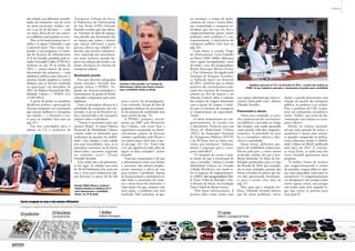 das cidades nas diferentes modali-dades 
de transporte, seja de carro 
ou moto particular, ônibus, me-trô, 
a pé ou de bicicleta —, cada 
vez mais, deixa de ser um concei-to 
acadêmico para ganhar as ruas. 
Mas, se há tantas pessoas nas ci-dades 
e o espaço é limitado, o que 
é possível fazer? Para tentar res-ponder 
a essa pergunta, a Comis-são 
de Serviços de Infraestrutura 
(CI) do Senado, presidida pelo se-nador 
Fernando Collor ­( 
PTB-AL), 
realizou no dia 19 de junho de 
2013 — pouco depois do recru-descimento 
dos protestos — uma 
audiência pública para discutir o 
assunto, dando sequência a outros 
debates, que já haviam resultado 
na aprovação, em dezembro de 
2011, da Política Nacional de Mo-bilidade 
Urbana — PNMU (Lei 
12.587/2012). 
A partir de junho, os senadores 
decidiram acelerar a aprovação de 
diversas propostas em tramitação 
que tentam melhorar o transporte 
nas cidades — e diminuir o cus-to 
para os cidadãos (leia mais na ­pág. 
67). 
Um dos convidados para o 
debate na CI, o professor de 
Transporte Urbano da Esco-la 
­Politécnica 
da Universidade 
de São Paulo (USP) Orlando 
Strambi acredita que não adian-ta 
“reclamar de falta de espaço, 
mas decidir que destinação dar 
ao espaço que temos e pensar 
que espaço adicional a gente 
precisa colocar nas cidades”. A 
decisão, que envolve infraestru-tura, 
associada aos investimen-tos, 
teria, inclusive, grande im-pacto 
na redução das tarifas e na 
maior eficiência do sistema de 
transporte urbano. 
Receituário pronto 
Para que decisões adequadas 
sejam tomadas, Strambi deu 
grande ênfase à PNMU. Se-gundo 
ele, diversos princípios e 
instrumentos de gestão já foram 
colocados à disposição pela nova 
legislação. 
Entre os princípios, destaca-se a 
prioridade do transporte não mo-torizado 
(a pé ou de bicicleta) so-bre 
o motorizado e do transporte 
coletivo sobre o individual. 
“Temos o receituário para um 
‘projeto Brasil’. A nossa Política 
Nacional de Mobilidade Urbana 
contém todos os elementos para 
cuidarmos da questão da mobili-dade 
e das cidades. Cada cidade 
terá suas necessidades, mas, se os 
princípios constantes na lei forem 
observados, estaremos ­seguindo 
no caminho cer to”, af irma 
­Orlando 
Strambi. 
A lei ainda não está plenamen-te 
em vigor. As cidades com mais 
de 20 mil habitantes têm mais um 
ano e meio para elaborarem pla-nos 
diretores (o prazo foi de três 
anos a partir da promulgação). 
Caso contrário, ficarão de fora de 
programas federais de investimen-to 
em projetos de mobilidade (leia 
mais a partir da pág. 72). 
A PNMU, proposta inicial-mente 
em 2007 pelo Ministério 
das Cidades, tem como base a 
experiência acumulada no desen-volvimento 
urbano de diversas 
cidades espalhadas pelo Brasil e 
em outros países (leia mais a par-tir 
das págs. 29 e 52). “Fazer valer 
a lei não significará nada além de 
seguir os bons exemplos”, insiste 
Strambi. 
Uma das constatações é de que 
a infraestrutura viária tem limites 
e, portanto, não adianta simples-mente 
aumentar a oferta de vias 
para resolver o problema. Apesar 
de historicamente a preferência ter 
sido dada à construção de viadu-tos 
e novas faixas de rolamento, a 
visão atual é de que, somente com 
essas ações, o problema não será 
resolvido. Pelo contrário, já que, 
no imediato, o tempo de deslo-camento 
de carros e motos dimi-nui, 
estimulando o transporte in-dividual, 
que, por sua vez, leva a 
congestionamentos piores, maior 
poluição, mais acidentes e, con-sequentemente, 
à ineficiência do 
transporte público (leia mais na 
pág. 10). 
Com efeito, o estudo Tempo 
de Deslocamento Casa-Trabalho 
no Brasil (1992–2009): diferenças 
entre regiões metropolitanas, níveis 
de renda e sexo, dos pesquisadores 
Rafael Henrique Moraes Pereira 
e Tim Schwanen, divulgado pelo 
Instituto de Pesquisa Econômi-ca 
Aplicada (Ipea) em fevereiro 
de 2013, confirma que os efeitos 
positivos dos investimentos reali-zados 
nos sistemas de transporte 
urbano no Rio de Janeiro e no 
­Distrito 
Federal sobre a redução 
dos tempos de viagem diminuem 
com o passar do tempo, à medi-da 
que os sistemas de transporte 
se reaproximam da capacidade- 
-limite. 
O alívio momentâneo no con-gestionamento, 
de acordo com 
o documento Premissas para um 
Plano de Mobilidade Urbana 
(2012), da Associação Nacional 
de Transportes Públicos (ANTP) 
e da SPTrans, leva ao efeito con-trário, 
por incentivar “indireta-mente 
a migração para o trans-porte 
­individual”. 
“O aumento de carros é mui-to 
maior do que a construção de 
ruas e avenidas”, reforça o estudo 
Mobilidade Urbana nas Grandes 
Cidades Brasileiras: um estudo so-bre 
os impactos do congestionamen-to 
(2009)�, dos pesquisadores Pau-lo 
Tarso Vilela de Resende e Pau-lo 
Renato de Souza, da Fundação 
Dom ­Cabral 
de Minas Gerais. 
“Não basta infraestrutura. É 
preciso saber como vamos usar 
esse espaço adicional que nova es-trutura 
viária pode criar”, observa 
Orlando Strambi. 
Preconceito e atraso 
Nessa nova realidade, o carro, 
alvo preferencial dos investimen-tos 
públicos e privados ao longo 
dos tempos, vem sendo apontado 
como grande vilão dos congestio-namentos. 
A prioridade da nova 
lei é o transporte coletivo, a bici-cleta 
e a caminhada. 
Dessa forma, diferentes pro-postas 
de mobilidade urbana pro-liferam 
pelo país, a ritmo menos 
acelerado, porém, do que o pro-blema 
demanda. As obras de mo-bilidade 
prometidas para a Copa 
do Mundo de 2014, por exemplo, 
são as mais atrasadas, quando não 
foram retiradas do plano que ha-via 
sido apresentado inicialmen-te 
para o evento (leia mais na ­pág. 
37). 
Mas, para que a situação me-lhore, 
Orlando Strambi adverte 
que há outro problema, talvez 
maior: o grande preconceito com 
relação ao usuário do transporte 
público, ao pedestre e ao ciclista. 
Para o professor da USP, os pro-jetos 
em andamento escondem o 
termo “ônibus” por conta da dis-criminação 
com relação ao trans-porte 
coletivo. 
Af inal, na cultura nacional, 
até por uma questão de status, o 
automóvel é muito mais atraen-te 
quando comparado ao ônibus, 
como observou estudo A Mobili-dade 
Urbana no Brasil, publicado 
pelo Ipea em 2011. A continu-ar 
nessa linha, se nada mais der 
certo, Strambi apresentou outra 
­proposta: 
“A melhor forma de resolver 
um congestionamento é encher 
de avenidas, ocupar todos os espa-ços 
com capacidade viária para os 
automóveis. O congestionamento 
vai desaparecer não porque tenho 
muito espaço viário, mas porque 
não tenho nada mais naquele lu-gar 
que atraia as pessoas para 
irem para lá”. 
Senador Wilder Morais e professor 
Orlando Strambi na audiência da CI 
sobre infraestrutura e mobilidade 
urbana, em 19 de junho 
Senadores aprovam na CCJ, em dezembro de 2011, o projeto que resultou na 
PNMU, lei que estabelece princípios e instrumentos de gestão para a mobilidade 
Fernando Collor presidiu, na Comissão de 
Infraestrutura, debate para buscar soluções 
para a mobilidade urbana no Brasil 
Carros ocupam as ruas e são menos eficientes 
Compare o espaço necessário para transportar 50 pessoas em cada tipo de transporte 
50 pedestres 50 bicicletas 
1 pessoa por veículo 
1 ônibus 
média de 50 passageiros 
33 carros 
média de 1,5 passageiro por veículo 
GERALDO MAGELA/AGÊNCIA SENADO 
JOSÉ CRUZ/AGÊNCIA SENADO 
GERALDO MAGELA/AGÊNCIA SENADO 
Contexto 
SUMÁRIO 
 