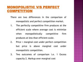 Emdm monopolistic competition | PPTX