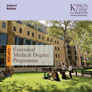 School of
Medicine




             Extended
2012 entry




             Medical Degree
             Programme
 