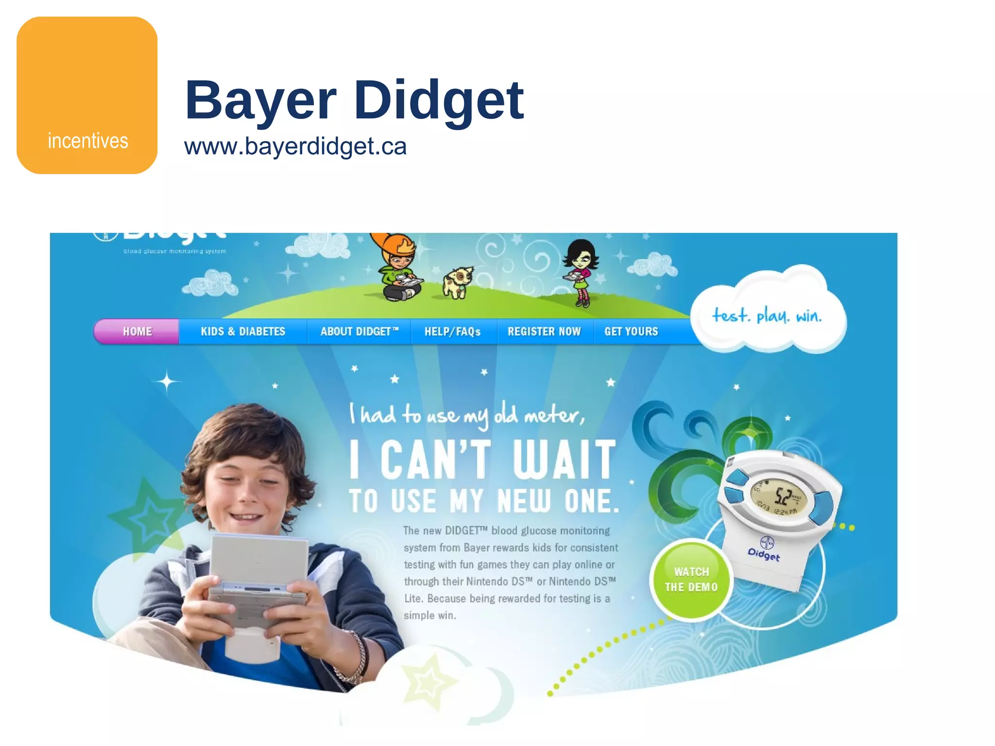 incentives Bayer Didget www.bayerdidget.ca 
