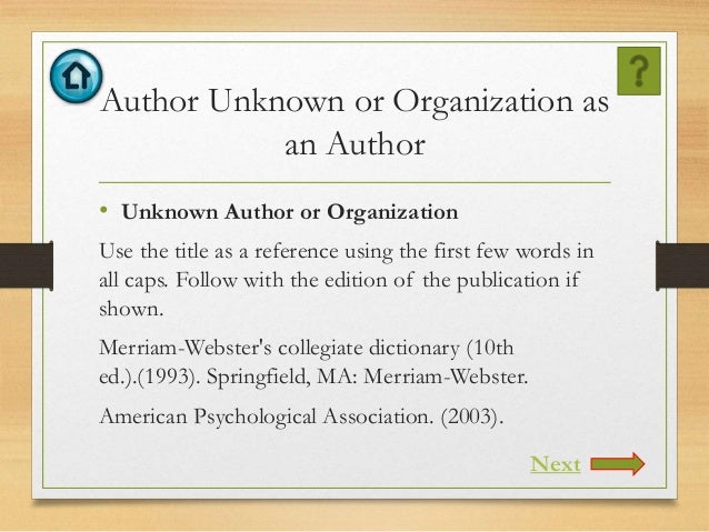 apa organization