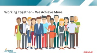 Copyright © 2017, Oracle and/or its affiliates. All rights reserved. |Copyright © 2017, Oracle and/or its affiliates. All rights reserved.
Working Together – We Achieve More
 
