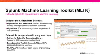 Splunk Artificial Intelligence & Machine Learning Webinar | PDF