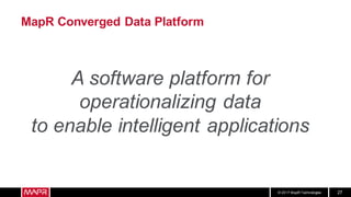 An Introduction to the MapR Converged Data Platform | PDF
