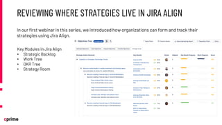 Jira Strategy Module Enterprise Agility with Jira Align Part 3: Executing the Plan and ...