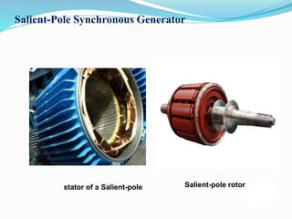 Salient-Pole Synchronous Generator
Salient-pole rotorstator of a Salient-pole
 