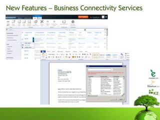New Features – Business Connectivity Services
 
