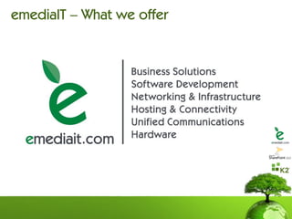 emediaIT – What we offer
 