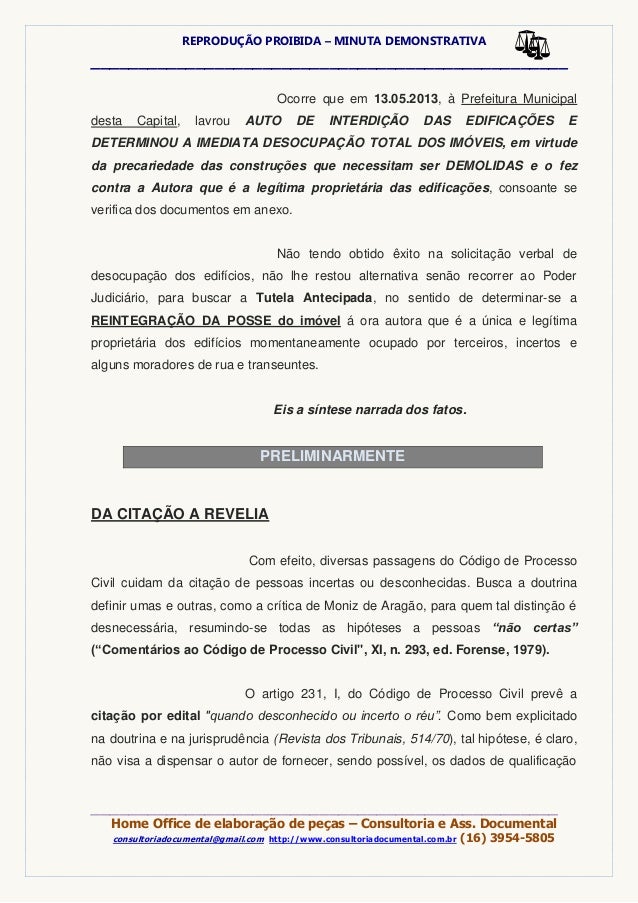 Jurisprudência reintegração de posse invasão