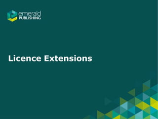 Licence Extensions
 