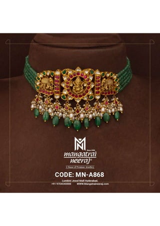 Emerald Beads Choker