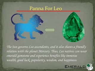Emerald stone for best sale leo