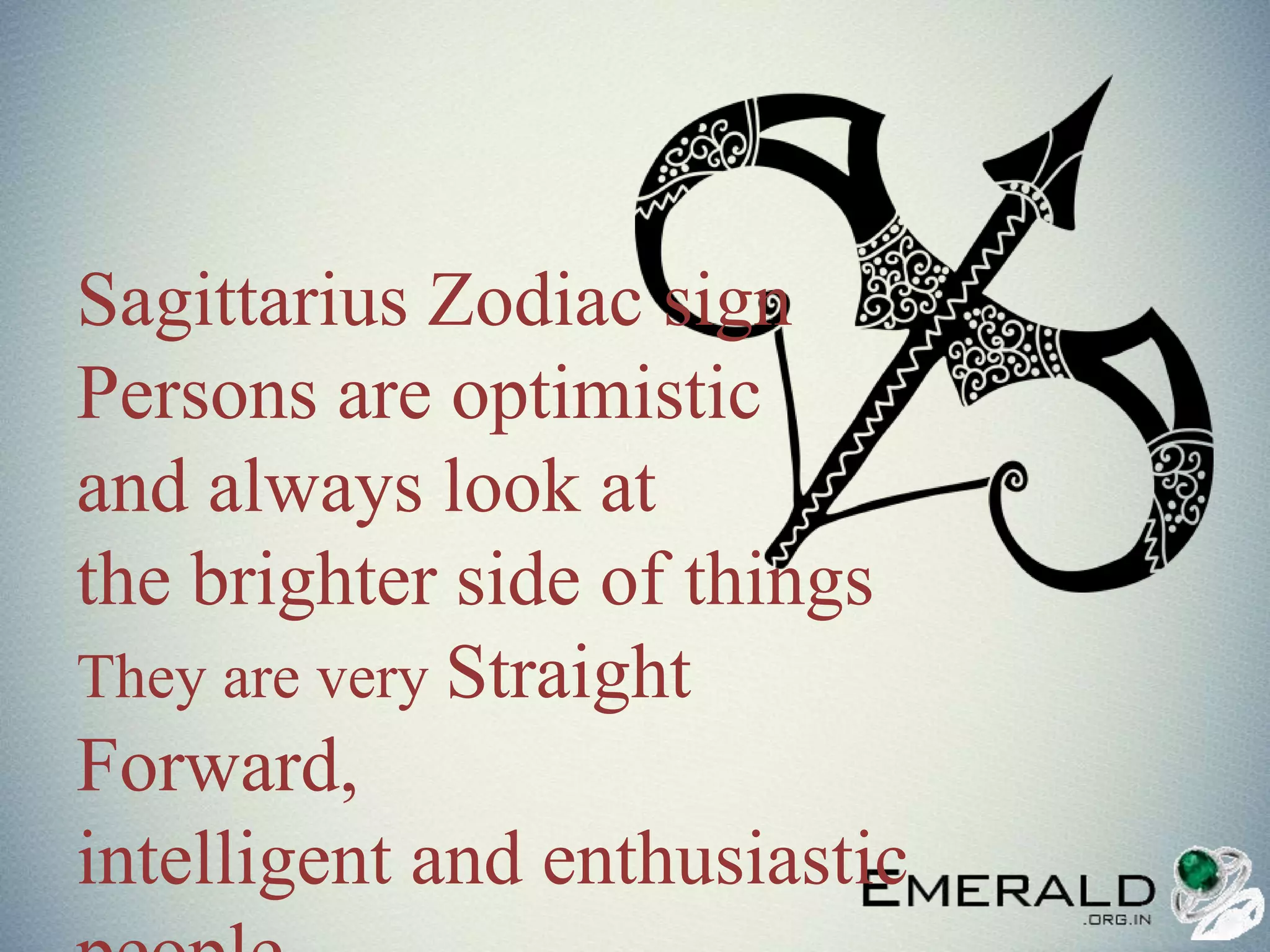 Emerald gemstone for sagittarius zodiac sign ppt