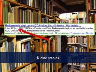 Kleine stapjes 