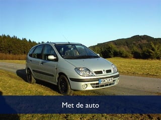 Met de auto 