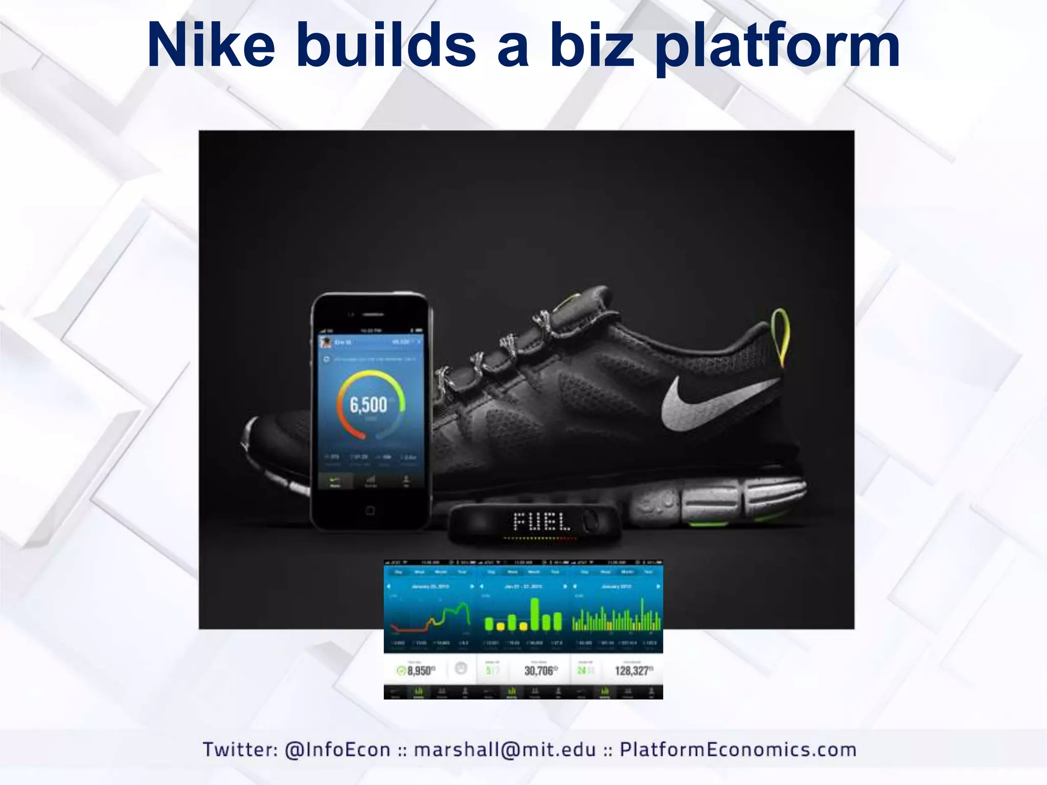 Nike builds a biz platform

 