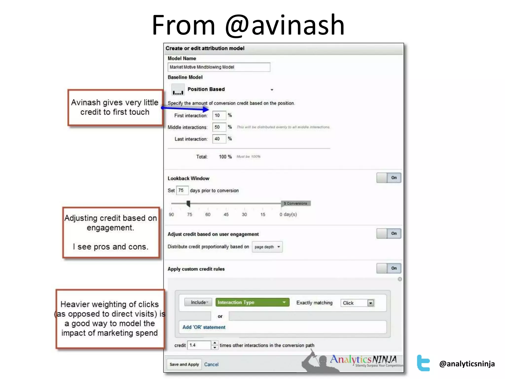 From @avinash 
@analyticsninja 
 