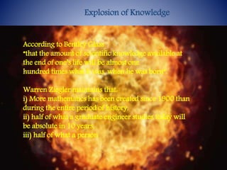 Emergence and development of knowledge subject and Curriculum in