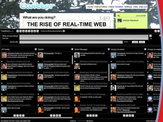 THE RISE OF REAL-TIME WEB 