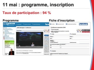 11 mai : programme, inscription Fiche d’inscription Programme Taux de participation : 94 % 