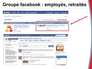 Groupe facebook : employés, retraités 