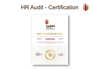 HR Audit - Certification
 