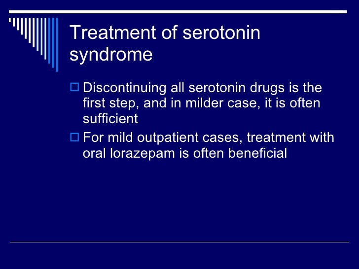 periactin for serotonin syndrome